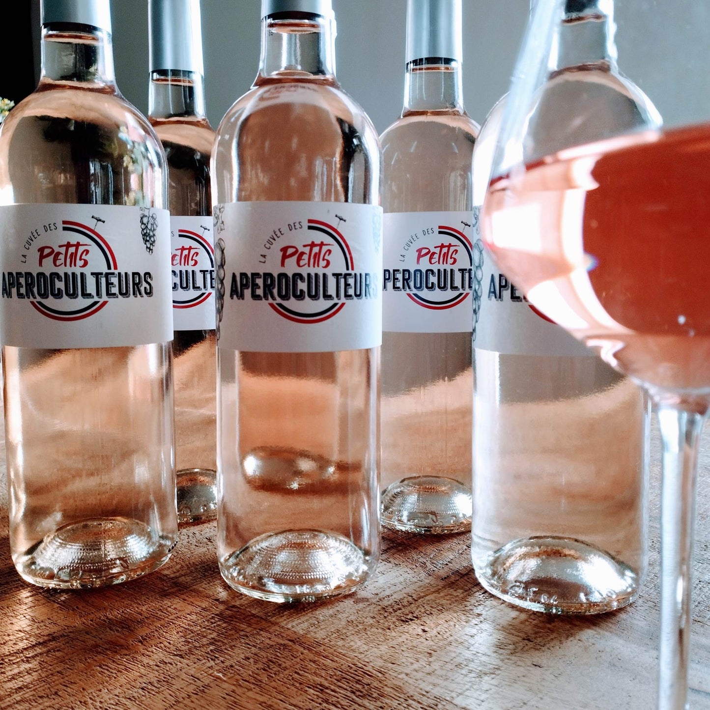 Le rosé les petits apéroculteurs - cuvée rosé les apéroculteurs