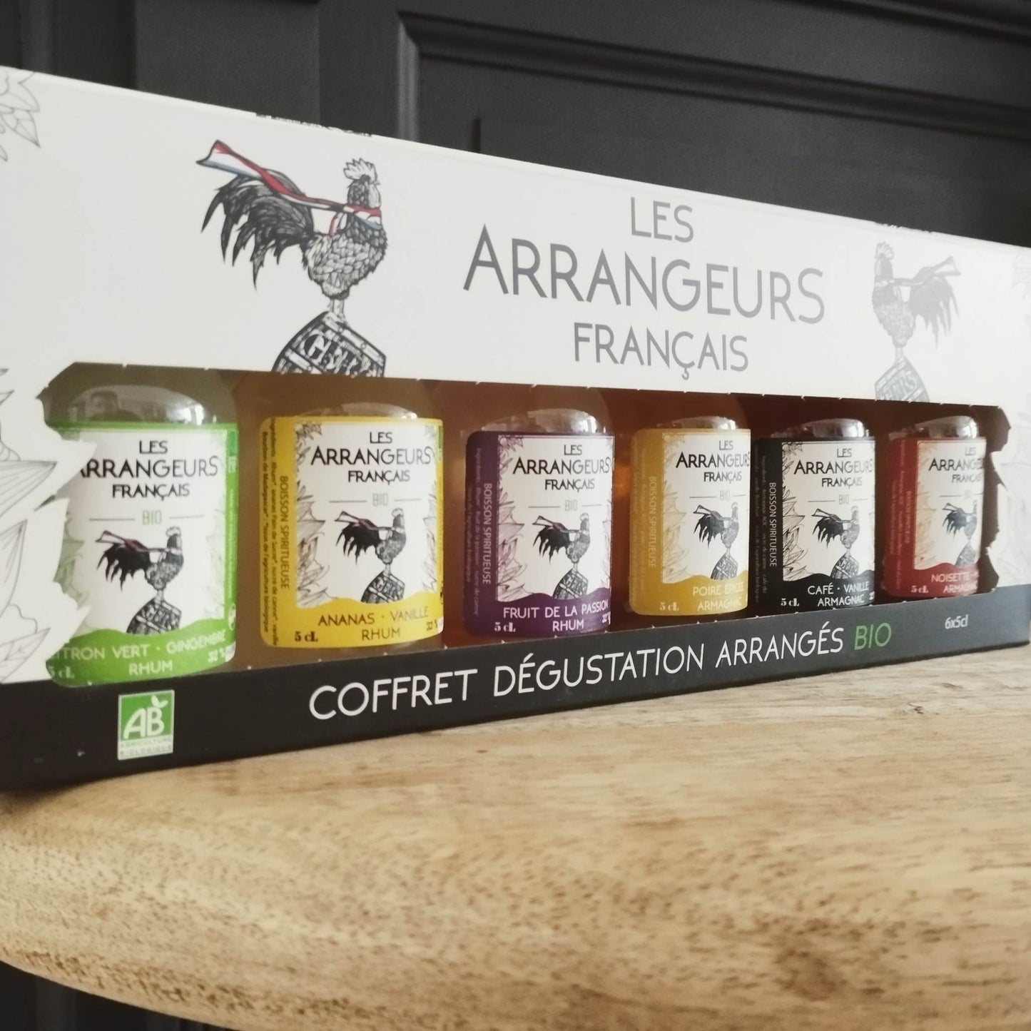Coffret arrangés bio les arrangeurs français - idées cadeaux - Noel - fête des pères - anniversaire - cadeaux -