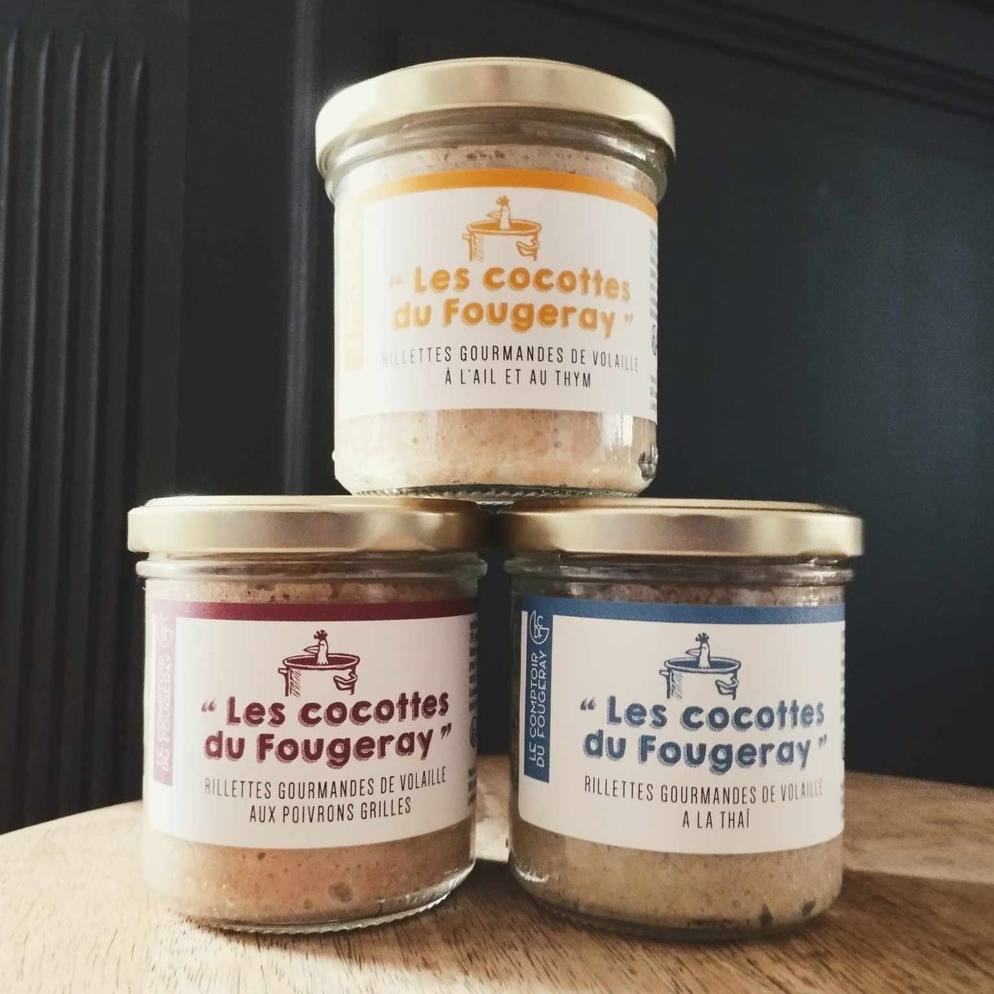 Rillettes de poulet français - les petits apéroculteurs - pour l'apéro