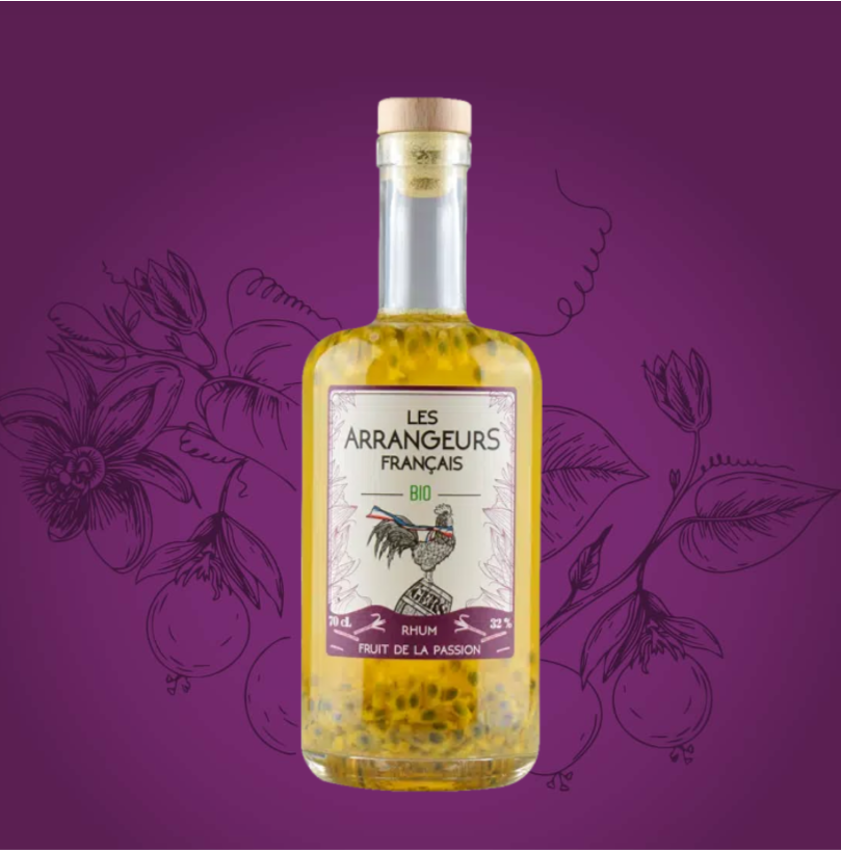 rhum fruit de la passion bio - les petits apéroculteurs