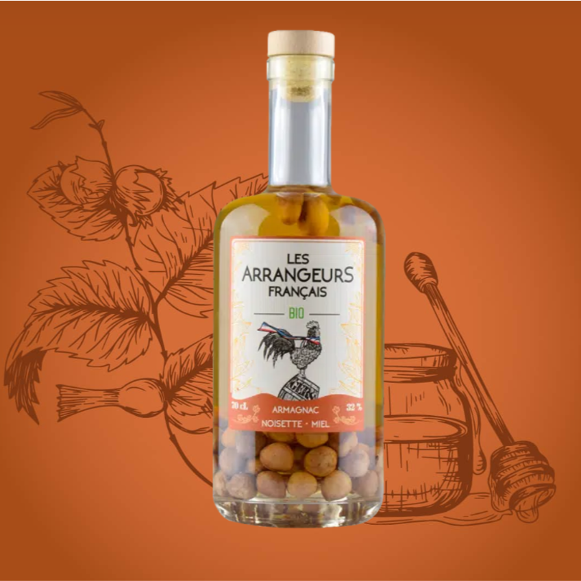 les arangeurs français - armagnac noisette miel - les petits apéroculteurs