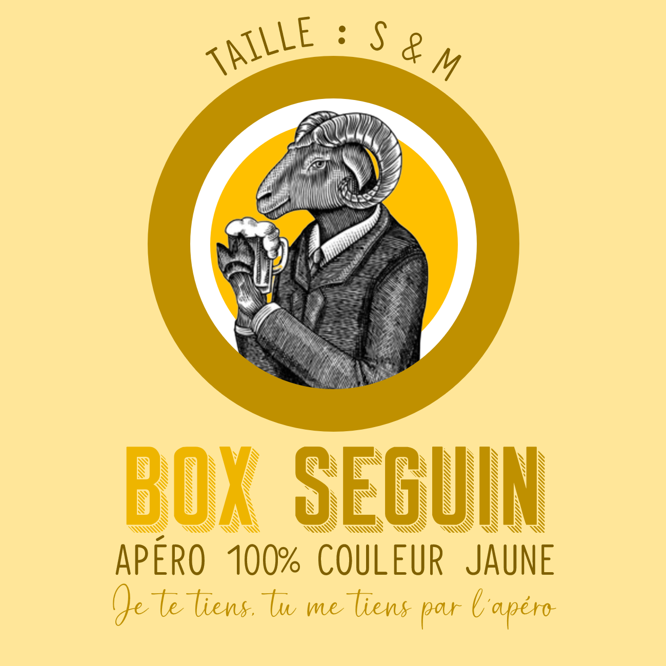 BOX APERO JAUNE