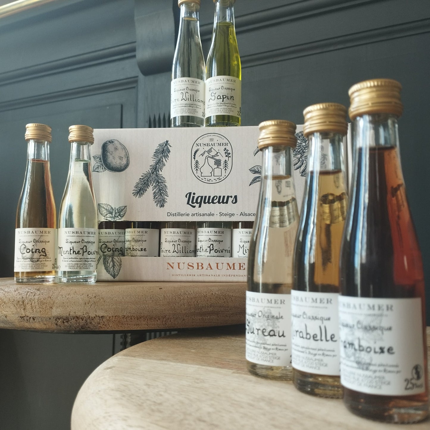 coffret liqueurs - idée cadeau artisanal