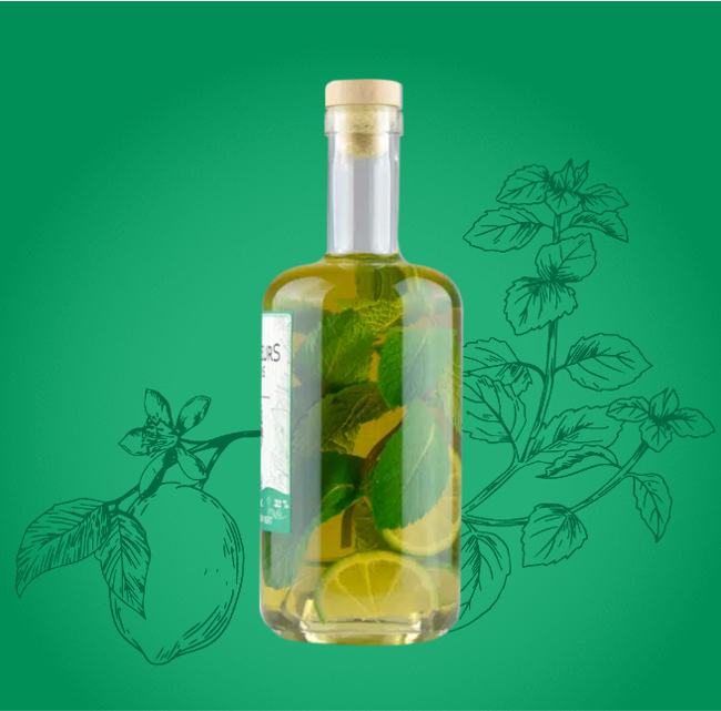 Armagnac mojito : menthe citron vert bio - armagnac arrangé