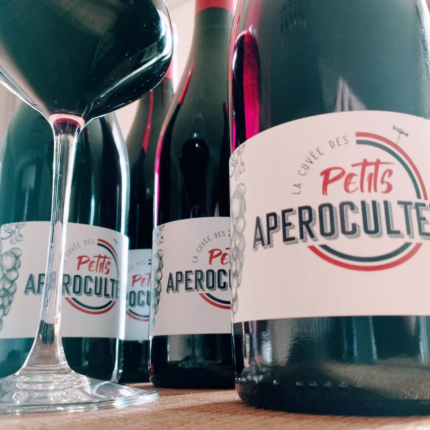 LE ROUGE LES PETITS APEROCULTEURS - cuvée rouge les petits apéroculteurs - vin rouge apéroculteurs