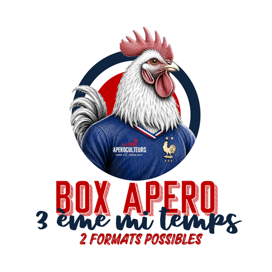 boc apéro les petits apéroculteurs - box 3ème mi temps- match de foot apéro coupe du monde
