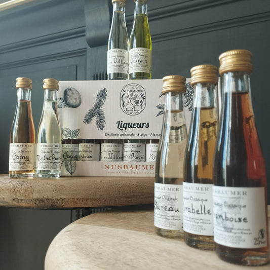 coffret liqueurs - idée cadeau artisanal 