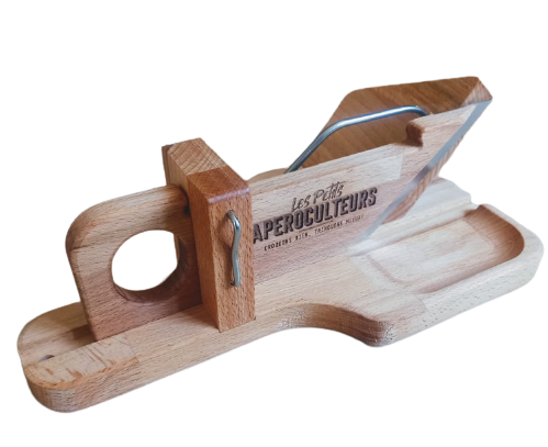 Les Petits Aperoculteurs - guillotine à saucisson - fabrication française - apéro - cadeau - accessoire indispensable 